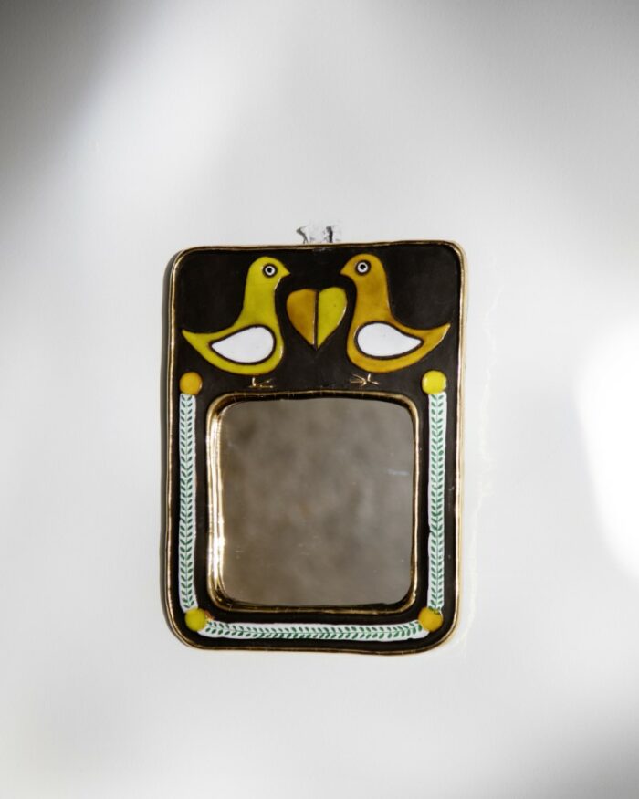 Miroir aux 2 colombes Mithé Espelt
