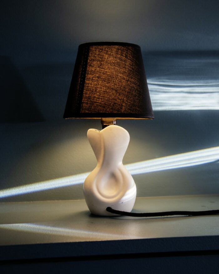 Lampe en céramique émaillée - années 50-60 – Image 2