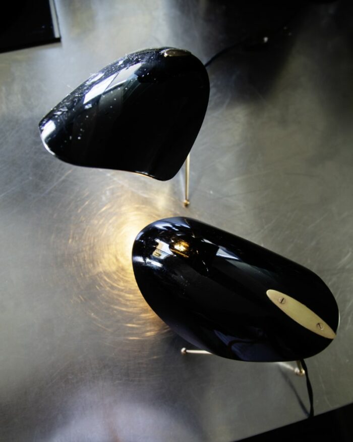 Paire de lampes tripodes de bureau – Image 4