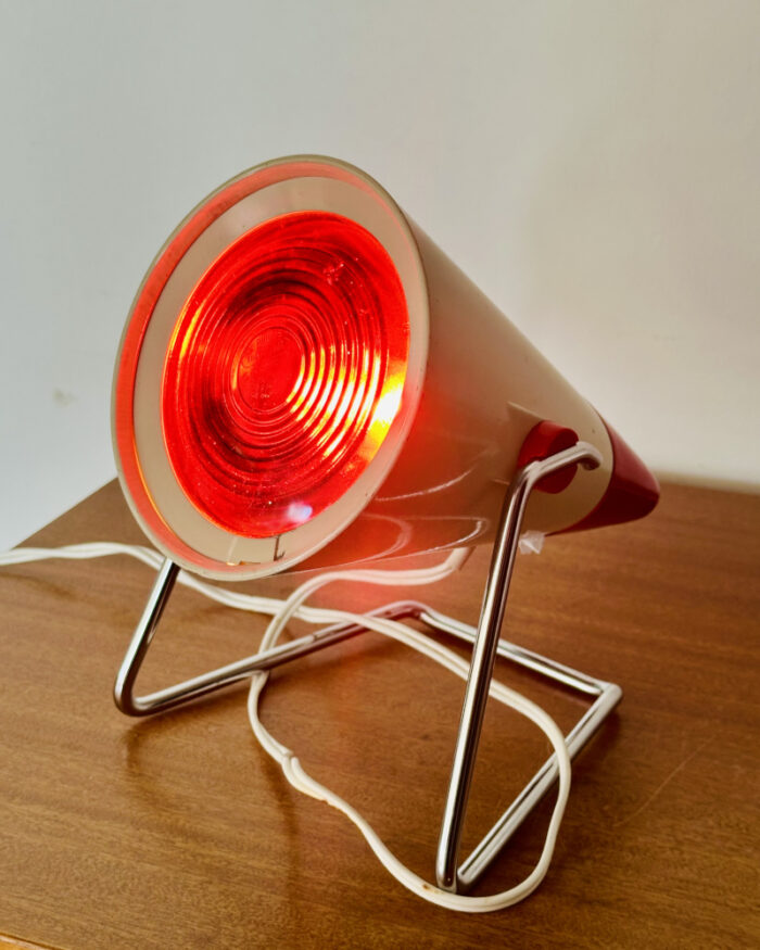 Lampe infrarouge vintage – design Space Age