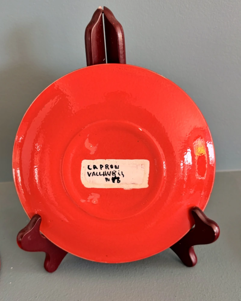 Suite de 3 assiettes - Roger Capron – Image 3